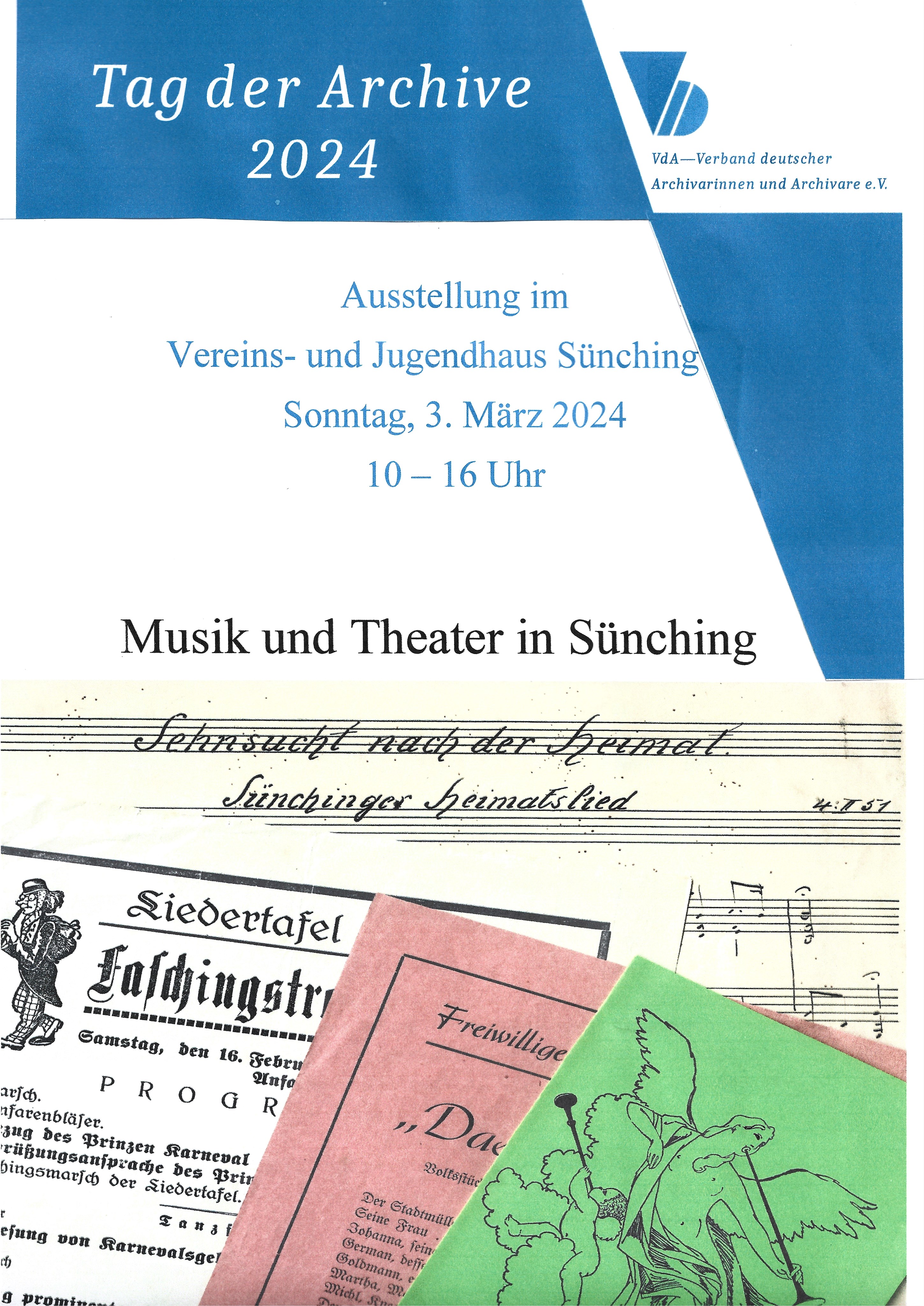 Ausstellung Musik und Theater in Sünching